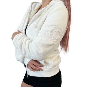 Authentic Chanel Sport hoodie Jacket. Size 36